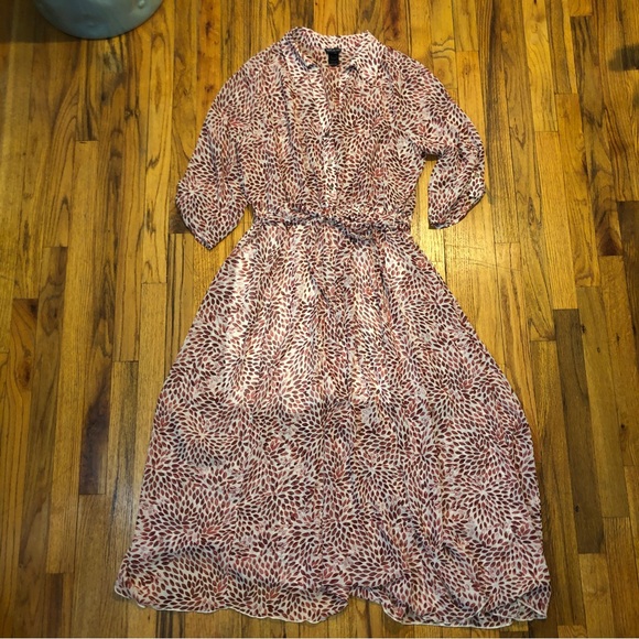 Kate and Lily 3/4 sleeve belted maxi Dress - Picture 7 of 10